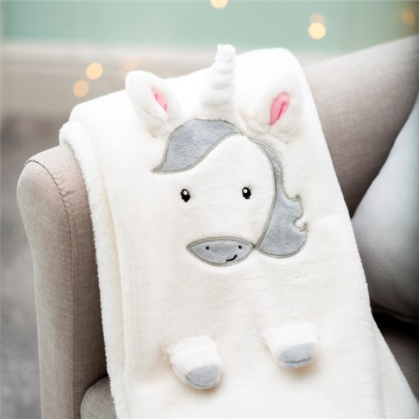 Sass & Belle - Unicorn Soft Fleece Baby Blanket